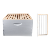 Assembled-Super-Honey Box With 10 Wired Frames