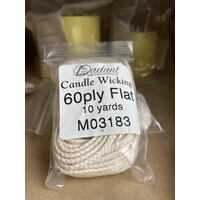 Candle Wick 60ply Flat 30ft