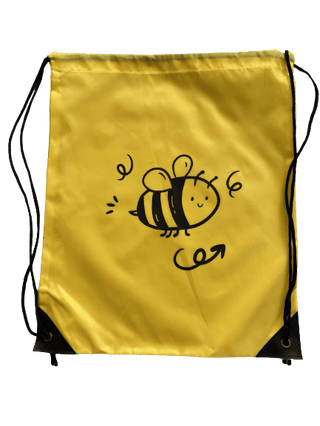 Water resistant draw string bag