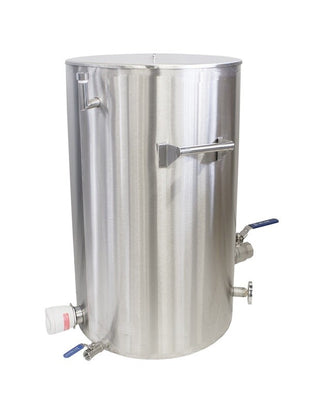 100kg heated wax tank with stainless (valve 5/4"")