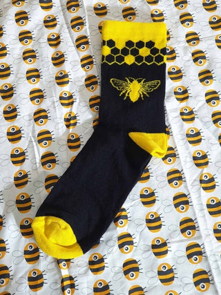 Socks - Yellow and Black Bees