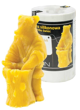 Silicone mould  - Bear with Barrel