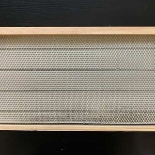 Wired and Assembled with Beeswax Foundation