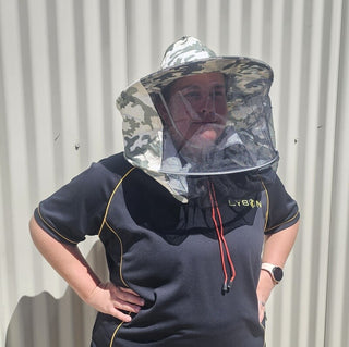 Camo Beekeeper Hat (Canvas Back)