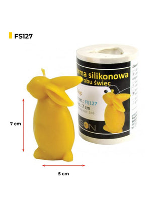Silicone Mould - Hare, smooth, sitting