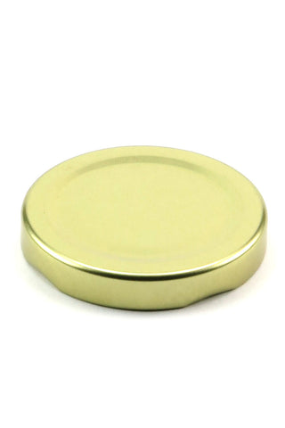 63mm Gold metal lid, for 300ml hexagonal jars