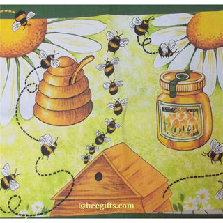Daisy Bee Tea Towel
