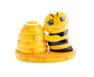 Bee and Skep Salt and Pepper Shakers