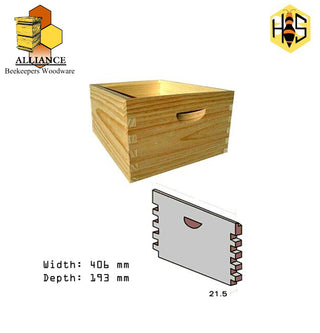 Box - wood, WSP, 10 frame, unassembled