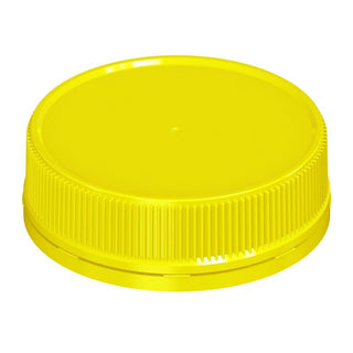 Jar Lid Plastic Yellow 63-mm