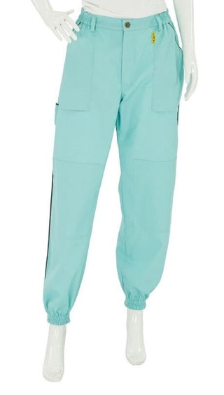 Beekeeping Pants - Turquoise - Sports Style with Stripe