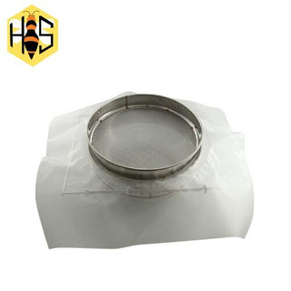 Small honey straining filter