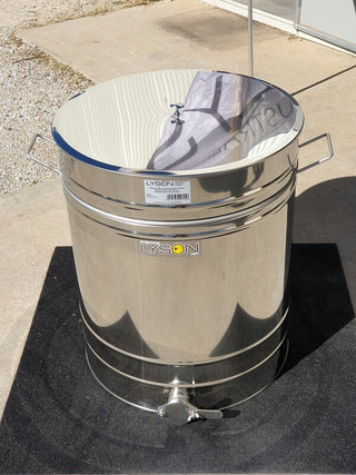 Stainless Steel Settling Tank with Valve - Various Sizes