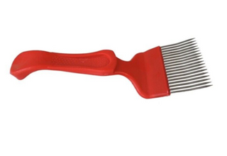 Wide Uncapping Comb with Scraper